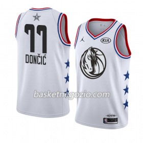 Canotte Uomo Dallas Mavericks Luka Doncic 77 2019 All-Star Jordan Brand Bianco Swingman